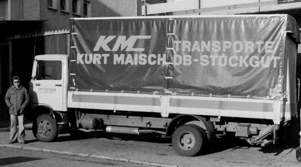 der erste LKW der erste LKW